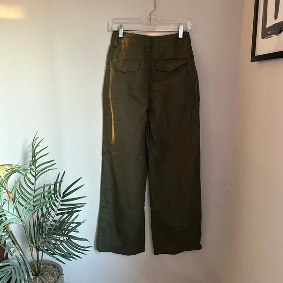 Gap wide leg linen pant - Picture 3 of 4
